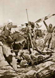 Les 17e Lanciers poursuivant les Zoulous après Ulundi, 4 juillet 1879